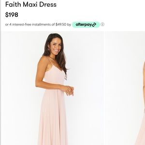 SHOW ME YOUR MUMU Faith Maxi Dress NWT